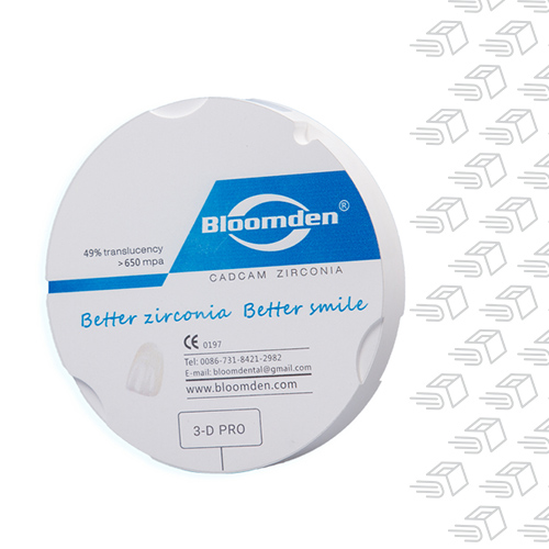 Циркониевый диск Bloomden 3D Pro Multilayer 98/12 мм, цвет A1